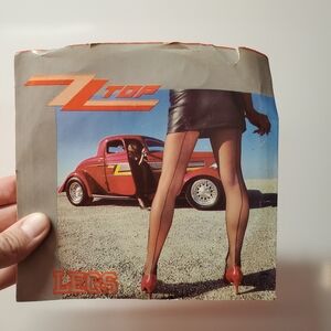 ZZ TOP 7" VINYL RECORD GVC. SIDE A LEGS SIDE B BAD GIRL